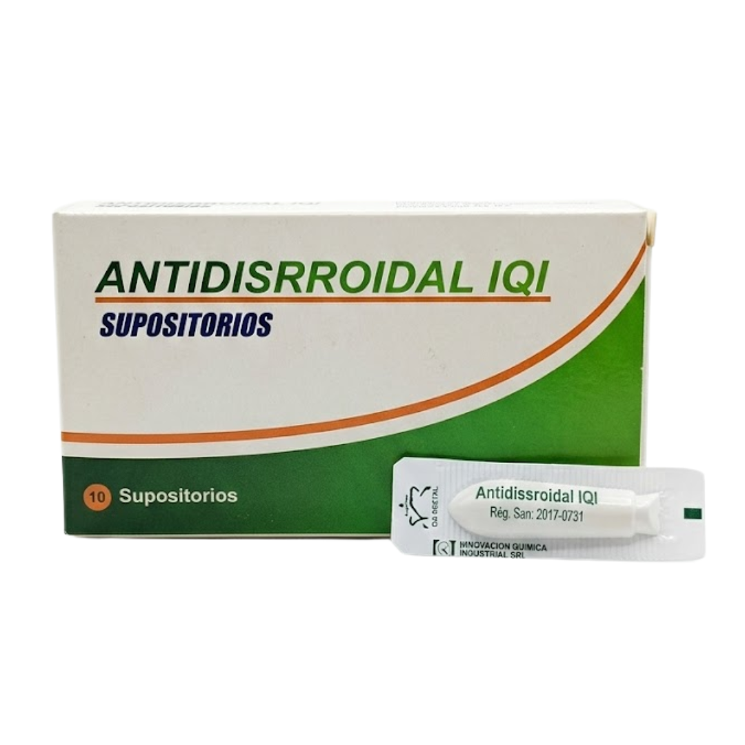 ANTIDISRROIDAL LIDOCAINA HIDROCORTISONA SUPOSITORIO X 1 DETAL